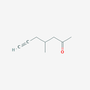 B141315 4-Methylhept-6-yn-2-one CAS No. 147120-42-1