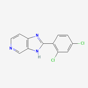 molecular formula C12H7Cl2N3 B14131503 2-(2,4-dichlorophenyl)-3H-imidazo[4,5-c]pyridine CAS No. 89075-33-2