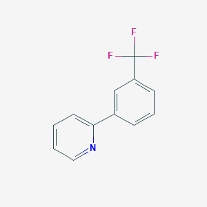 molecular formula C12H8F3N B14131565 2-(3-Trifluoromethylphenyl)pyridine 