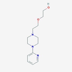 molecular formula C13H21N3O2 B14131576 2-(2-(4-(Pyridin-2-yl)piperazin-1-yl)ethoxy)ethan-1-ol 