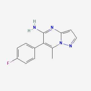 6-(4-Fluorophenyl)-7-methylpyrazolo[1,5-A]pyrimidin-5-amine