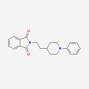 2-[2-(1-phenylpiperidin-4-yl)ethyl]-2,3-dihydro-1H-isoindole-1,3-dione