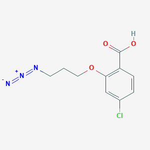 molecular formula C10H10ClN3O3 B1413166 2-(3-Azidopropoxy)-4-chlorobenzoic acid CAS No. 2096985-87-2