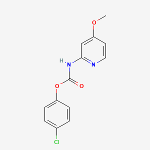 molecular formula C13H11ClN2O3 B1413167 4-Chlorophenyl 4-methoxypyridin-2-ylcarbamate CAS No. 1984037-81-1