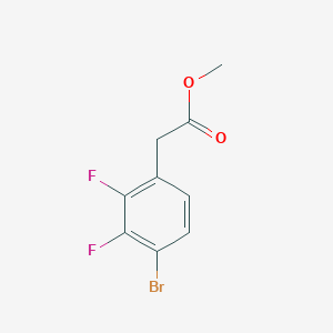 molecular formula C9H7BrF2O2 B1413171 Methyl 2-(4-bromo-2,3-difluorophenyl)acetate CAS No. 1807040-78-3