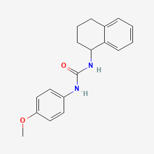 1-(4-Methoxyphenyl)-3-(1,2,3,4-tetrahydronaphthalen-1-yl)urea