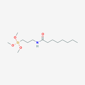 N-[3-(Trimethoxysilyl)propyl]octanamide