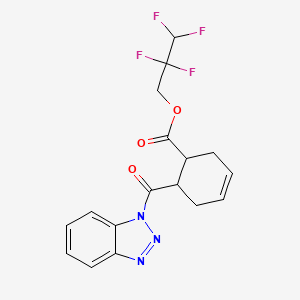 2,2,3,3-tetrafluoropropyl 6-(1H-benzotriazol-1-ylcarbonyl)cyclohex-3-ene-1-carboxylate