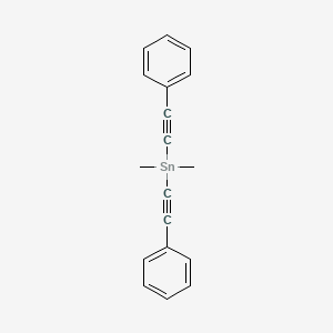 Dimethyl[bis(phenylethynyl)]stannane