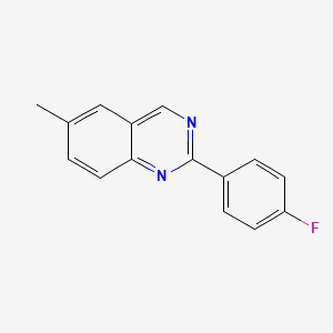 2-(4-Fluorophenyl)-6-methylquinazoline