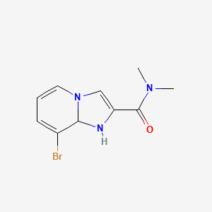 8-Bromo-1,8a-dihydro-imidazo[1,2-a]pyridine-2-carboxylic acid dimethylamide