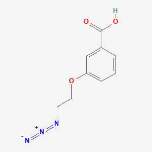 molecular formula C9H9N3O3 B1413183 3-(2-Azidoethoxy)benzoic acid CAS No. 2024604-49-5