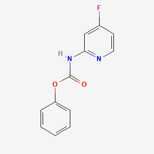 molecular formula C12H9FN2O2 B1413192 Phenyl 4-fluoropyridin-2-ylcarbamate CAS No. 1989991-18-5
