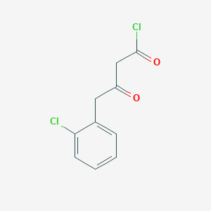 molecular formula C10H8Cl2O2 B1413193 3-Oxo-4-(2-chlorophenyl)butanoyl chloride CAS No. 99360-74-4
