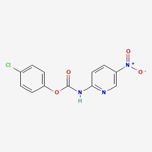 4-Chlorophenyl 5-nitropyridin-2-ylcarbamate