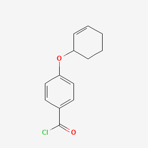 4-(Cyclohex-2-en-1-yloxy)benzoyl chloride