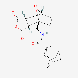 N-[[(1R,2R,6S,7S)-3,5-Dioxo-4,10-dioxatricyclo[5.2.1.02,6]decan-1-yl]methyl]adamantane-1-carboxamide