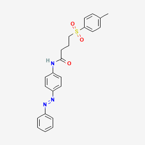 (E)-N-(4-(phenyldiazenyl)phenyl)-4-tosylbutanamide