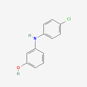 3-((4-Chlorophenyl)amino)phenol