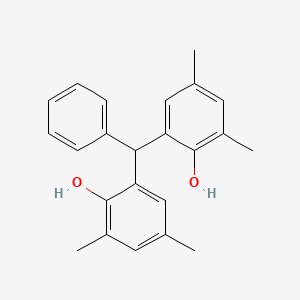 2-[(2-Hydroxy-3,5-dimethylphenyl)-phenylmethyl]-4,6-dimethylphenol