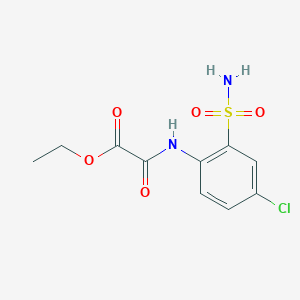 Ethyl 2-[2-(aminosulfonyl)-4-chloroanilino]-2-oxoacetate