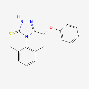 4-(2,6-dimethylphenyl)-5-(phenoxymethyl)-4H-1,2,4-triazole-3-thiol