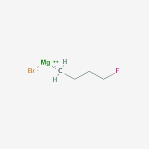molecular formula C4H8BrFMg B1413227 (4-Fluorobutyl)magnesium bromide, 0.50 M in 2-MeTHF CAS No. 169250-13-9