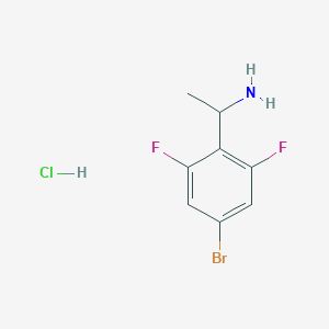 1-(4-Bromo-2,6-difluorophenyl)ethylamine hydrochloride
