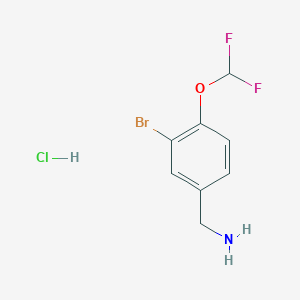 3-Bromo-4-difluoromethoxybenzylamine hydrochloride
