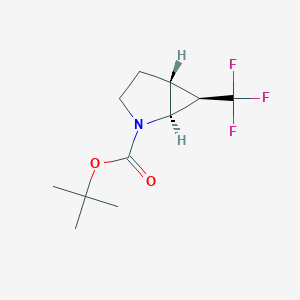 Tert-butyl (1S,5R,6R)-6-(trifluoromethyl)-2-azabicyclo[3.1.0]hexane-2-carboxylate