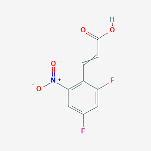 2,4-Difluoro-6-nitrocinnamic acid