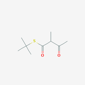 molecular formula C9H16O2S B14132510 S-tert-butyl 2-methyl-3-oxobutanethioate CAS No. 88939-02-0