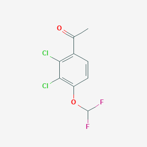 2',3'-Dichloro-4'-(difluoromethoxy)acetophenone