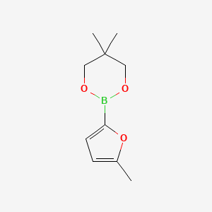 molecular formula C10H15BO3 B14132524 5,5-Dimethyl-2-(5-methylfuran-2-yl)-1,3,2-dioxaborinane CAS No. 1101866-03-8