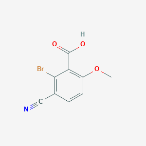 2-Bromo-3-cyano-6-methoxybenzoic acid