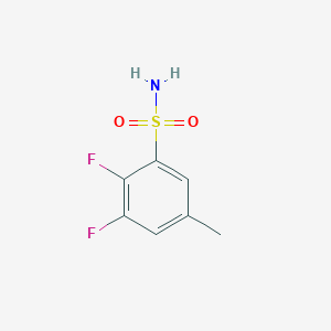 molecular formula C7H7F2NO2S B1413264 2,3-Difluoro-5-methylbenzenesulfonamide CAS No. 1803812-81-8