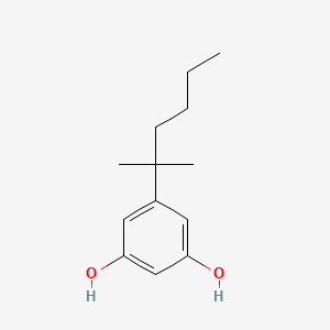 molecular formula C13H20O2 B14132645 5-(2-Methylhexan-2-YL)benzene-1,3-diol CAS No. 22930-09-2