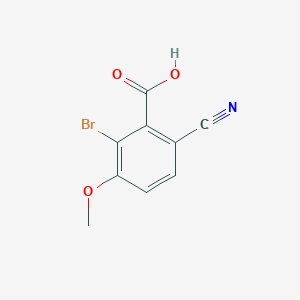 2-Bromo-6-cyano-3-methoxybenzoic acid