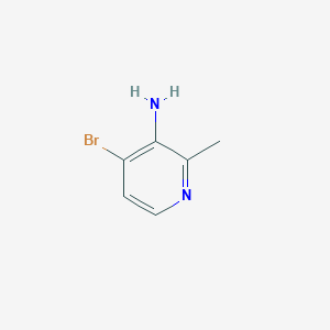 molecular formula C6H7BrN2 B141327 4-溴-2-甲基吡啶-3-胺 CAS No. 126325-48-2