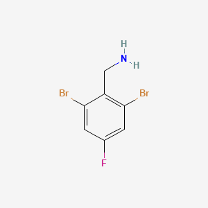 2,6-Dibromo-4-fluorobenzylamine