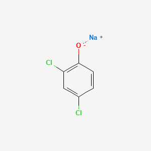 molecular formula C6H3Cl2NaO B14132795 Phenol, 2,4-dichloro-, sodium salt CAS No. 3757-76-4