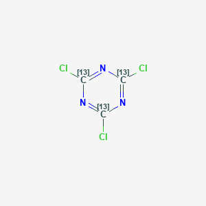 B141328 Cyanuric chloride-13C3 CAS No. 286013-07-8