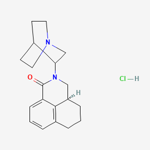 (S)-2-((1S,3R,4S)-Quinuclidin-3-yl)-2,3,3a,4,5,6-hexahydro-1H-benzo[de]isoquinolin-1-one hydrochloride