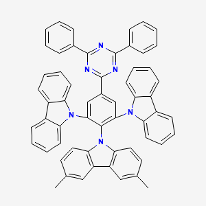 9-[2,6-Di(carbazol-9-yl)-4-(4,6-diphenyl-1,3,5-triazin-2-yl)phenyl]-3,6-dimethylcarbazole