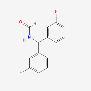 N-(Bis(3-fluorophenyl)methyl)formamide