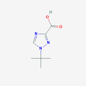 molecular formula C7H11N3O2 B1413285 1-叔丁基-1H-1,2,4-三唑-3-羧酸 CAS No. 1803599-66-7