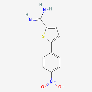 5-(4-Nitrophenyl)thiophene-2-carboximidamide