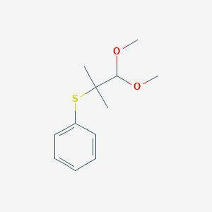 [(1,1-Dimethoxy-2-methylpropan-2-yl)sulfanyl]benzene