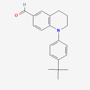 1-(4-Tert-butylphenyl)-1,2,3,4-tetrahydroquinoline-6-carbaldehyde