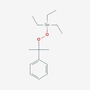 Triethyl[(2-phenylpropan-2-yl)peroxy]stannane